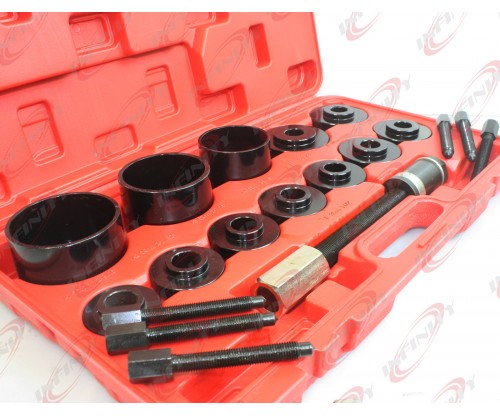 19pc Master Set Front Wheel Hub Drive Bearing Removal Install Service Tool Kit